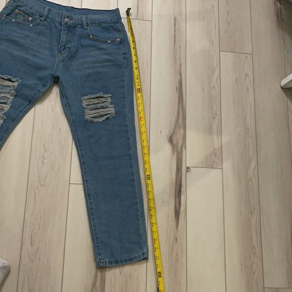 No brand Distressed straight legged jeans size 28 waist - Picture 5 of 7